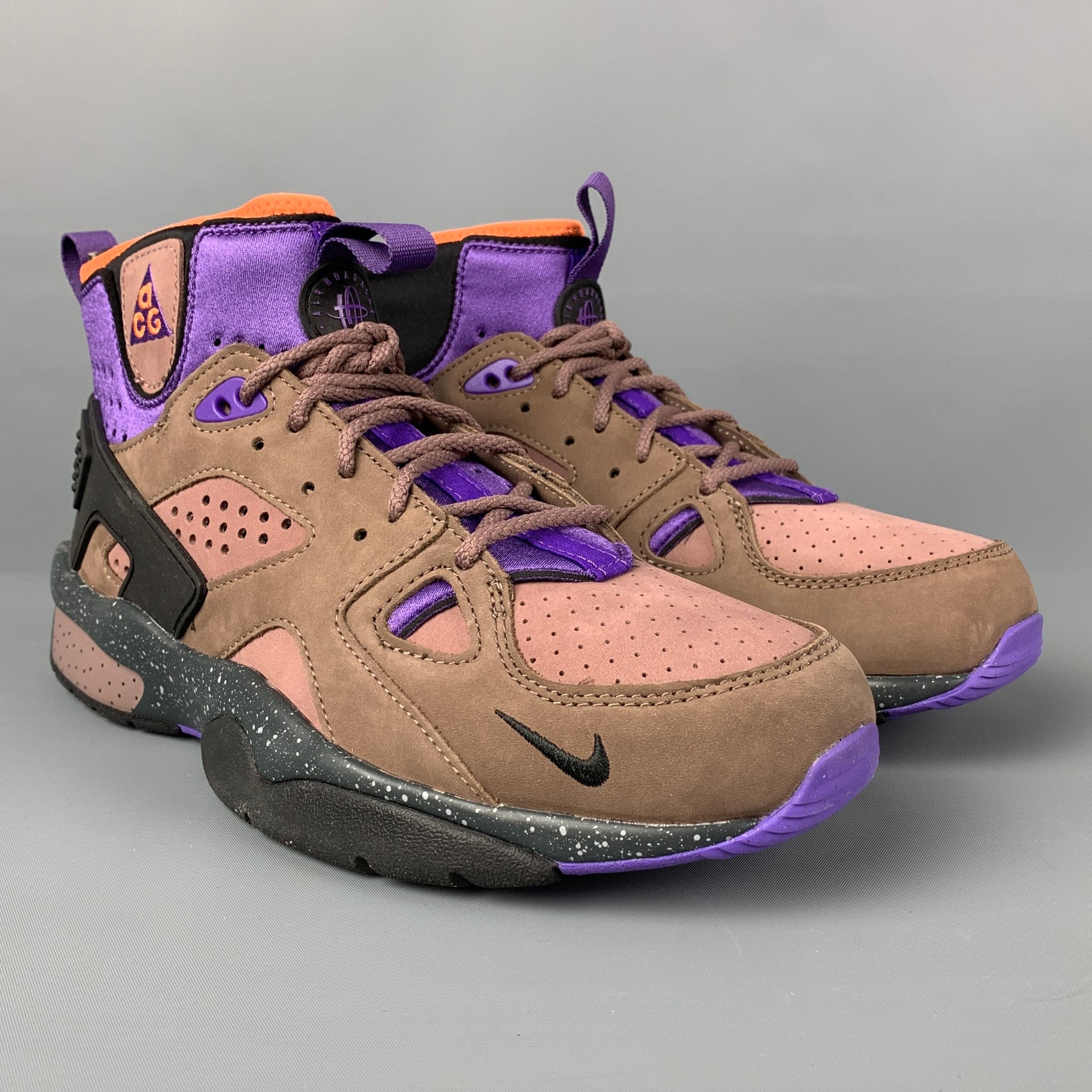 NIKE ACG AIR MOWABB Size 9.5 Brown Purple High Top Sneakers – Sui