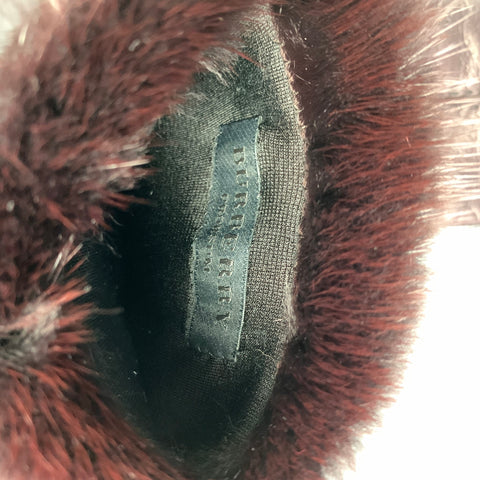 BURBERRY PRORSUM Size 8 Brown Mink Kidskin Leather Gloves