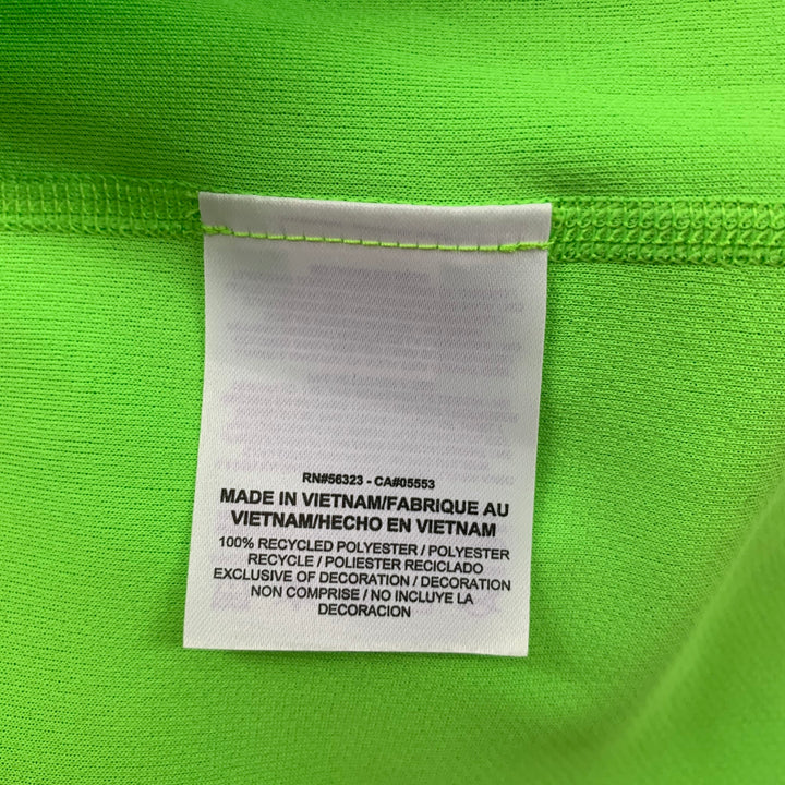 NIKE Size XL Green Polyester Crew-Neck Dri-Fit T-shirt
