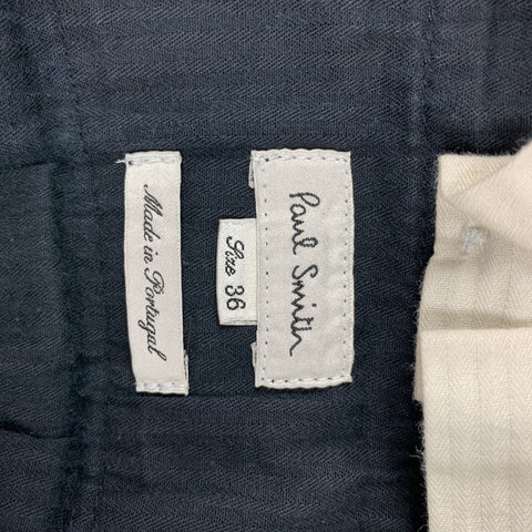PAUL SMITH Size 36 Black Cotton Chino Casual Pants