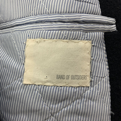 BAND OF OUTSIDERS Size 42 Navy Wool / Nylon Double Breasted Coat
