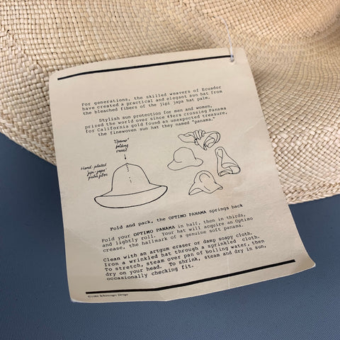 VINTAGE Size M Beige Straw Hats