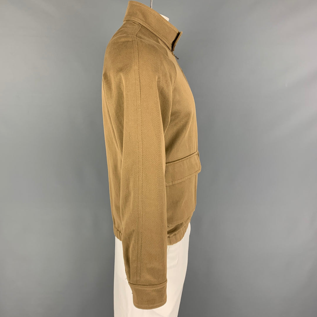A.P.C. M Size M Khaki Cotton Linen Jacket