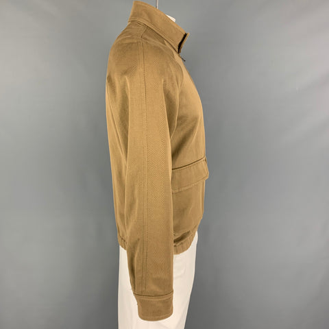 A.P.C. M Size M Khaki Cotton Linen Jacket