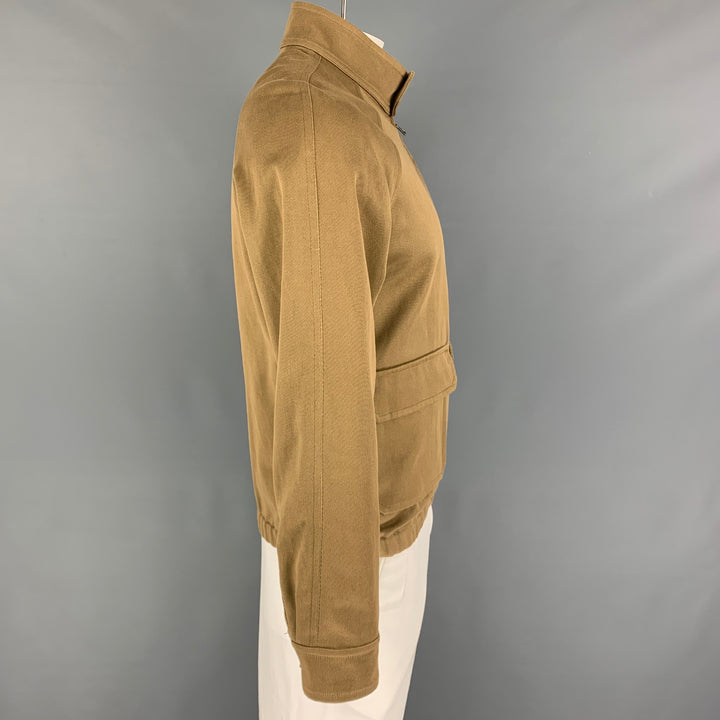 A.P.C. M Size M Khaki Cotton Linen Jacket