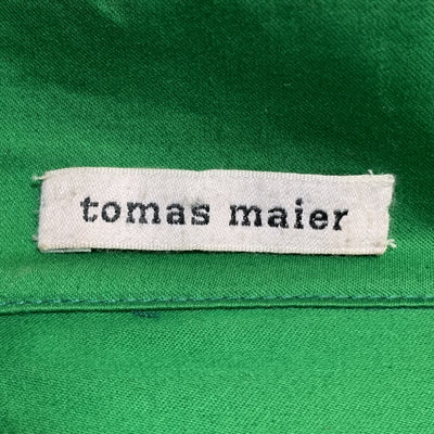 TOMAS MAIER Size XXS Green Cotton / Elastane Jacket