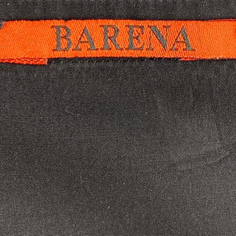 BARENA Taille L T-shirt à manches courtes en coton noir