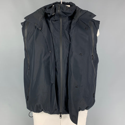 3.1 PHILLIP LIM Size M Black Polyester Journey Puffer Vest