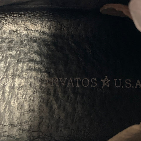 JOHN VARVATOS * U.S.A. Size 9 Grey Leather Lace Up Boots