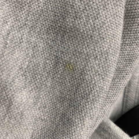 BURBERRY BRIT Size XXL Light Grey Heather Cotton Polo