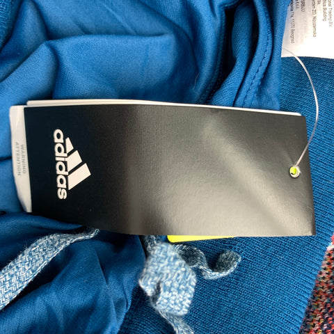ADIDAS Size S Multi-Color Knitted Stripe Polyester / Wool Shorts