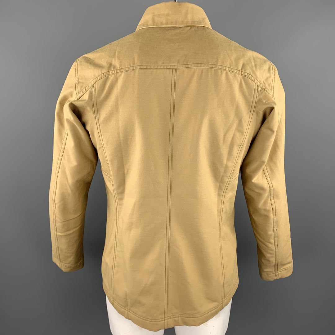 ARCTERYX Size M Khaki Cotton Zip Up Insulated Proxy Jacket