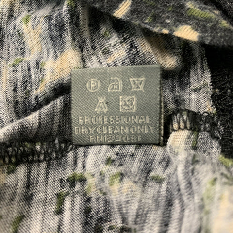 PROENZA SCHOULER Size XS Grey &  Olive Cotton Marbled T-Shirt