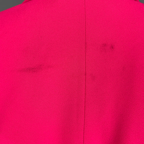 ALICE + OLIVIA Taille L Veste à col châle solide en polyester rose