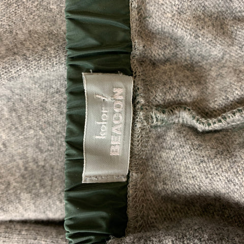KOLOR Size L Grey & Green Mixed Fabrics Wool / Cashmere Sweatpants
