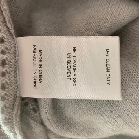 JOIE Cárdigan liso de cachemira gris claro talla L