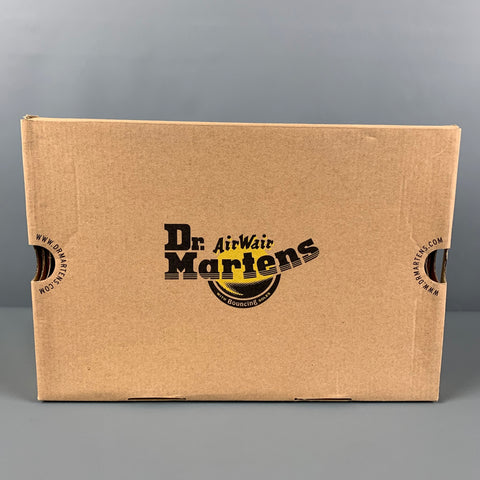 DR. MARTENS Size 8 Burgundy Leather Boots