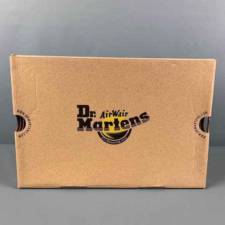DR. MARTENS Size 8 Burgundy Leather Boots