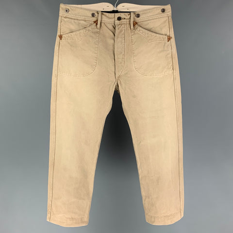 RRL by RALPH LAUREN Size 36 Sand Cotton Casual Pants