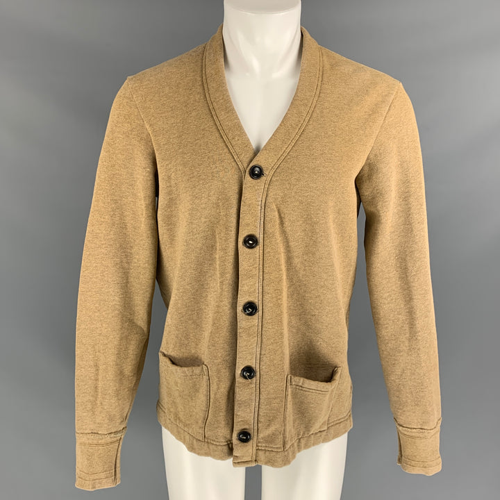 POLO by RALPH LAUREN Size M Tan Cotton / Polyester Buttoned Cardigan