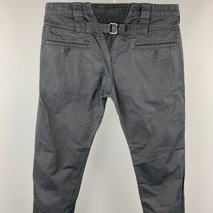 JUNYA WATANABE Size M Navy Cotton Zip Fly Casual Pants