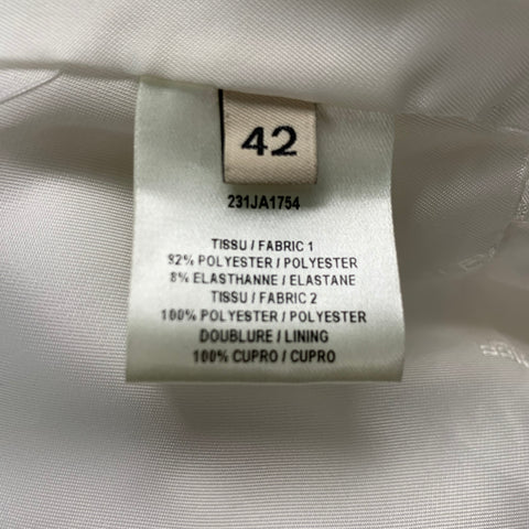 ALEXANDER VAUTHIER Taille 10 Blazer blanc cassé blanc