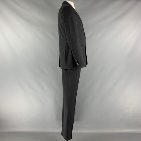 PAUL SMITH Size 42 Grey Charcoal Wool Single breasted Suit