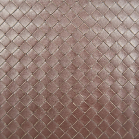 BOTTEGA VENETA Brown Intrecciato Woven Leather Ipad Tablet Case
