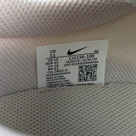 NIKE DBreak Type Size 11 White & Black Mesh Sneakers