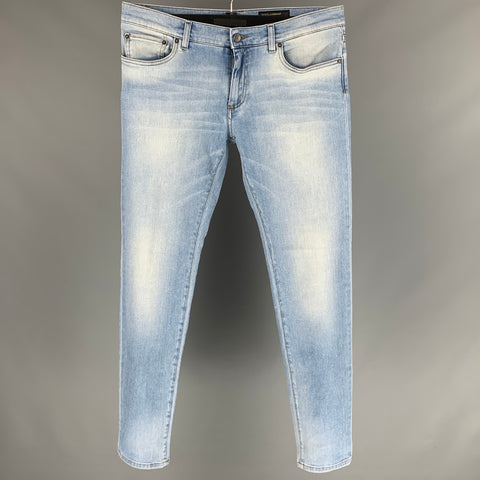 DOLCE & GABBANA Stretch Size 36 Blue Wash Denim Zip Fly Jeans