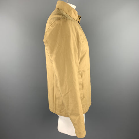 ARCTERYX Size M Khaki Cotton Zip Up Insulated Proxy Jacket
