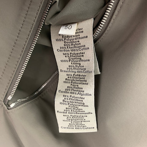 HERMES Size 40 Charcoal Reflective Tech 2H Hooded Jacket