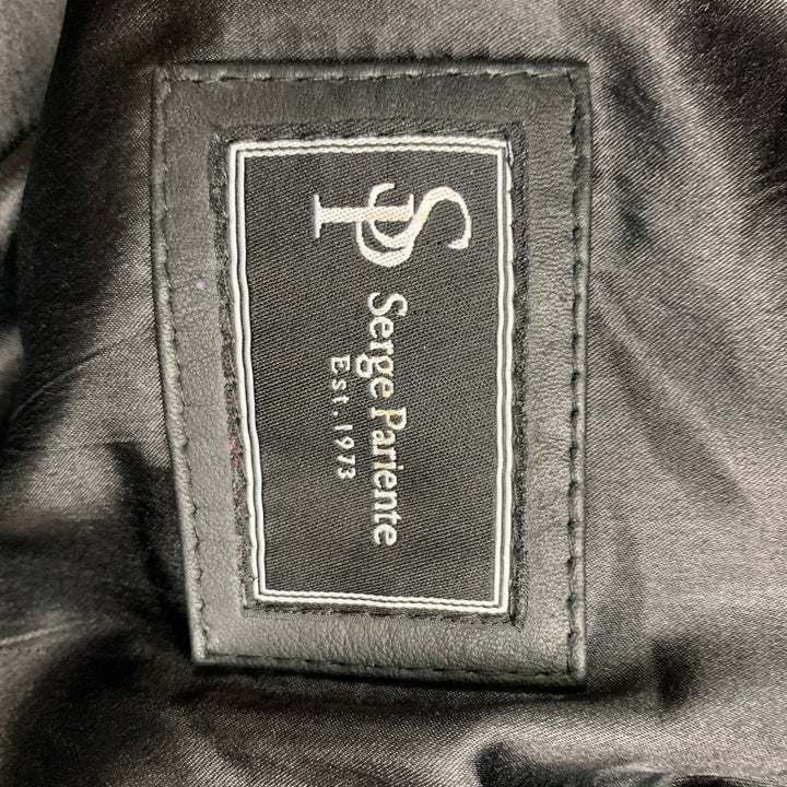 SERGE PARIENTE Chaqueta Biker Acolchada Negra Talla S