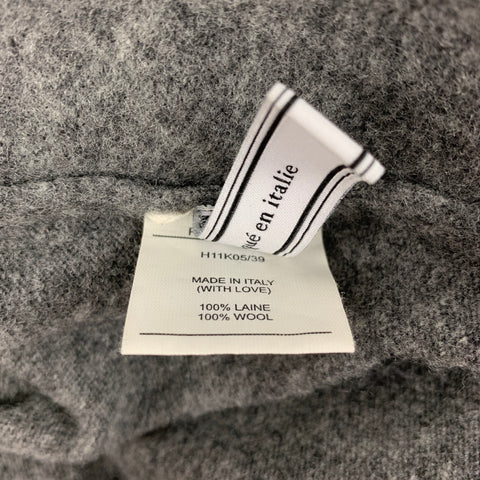 AMI by ALEXANDRE MATTIUSSI Size M Grey Heather Wool V-Neck Cardigan