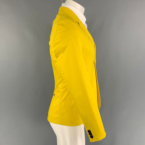 MARC by MARC JACOBS Size XS Yellow Cotton Notch Lapel Sport Coat