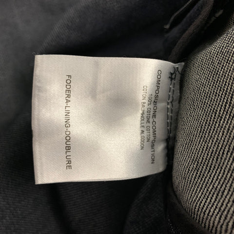 BALENCIAGA Size 4 Indigo Cotton Pencil Skirt