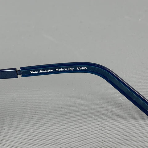 TORINO LAMBORGHINI Navy Metal Sunglasses