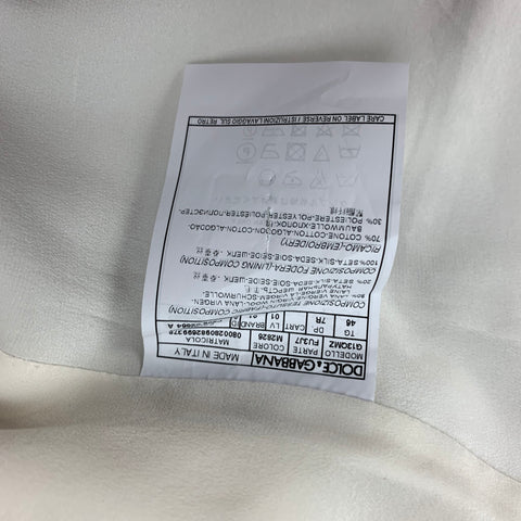 DOLCE & GABBANA Size 36 Regular Grey Wool Silk Shawl Lapel 3 Piece Suit