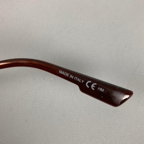 CHRISTIAN DIOR Brown Acetate Frames