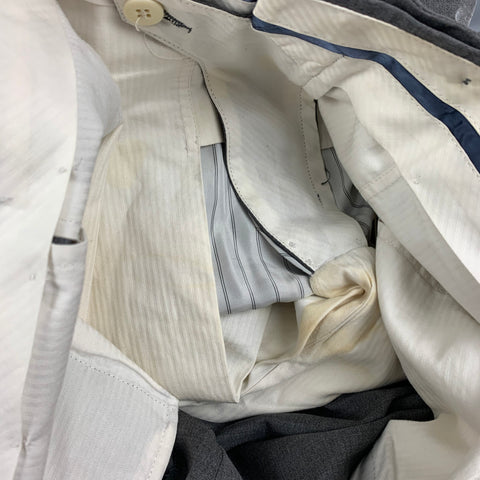 SUIT SUPPLY Size 30 Gray Wool Dress Pants