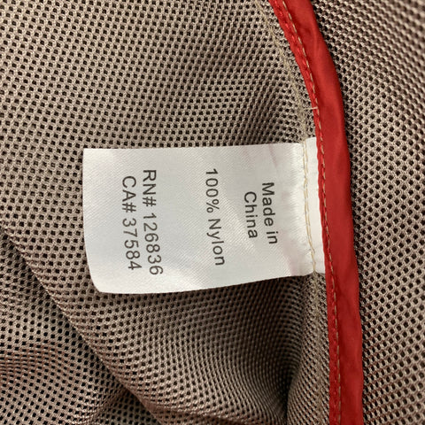 J. LINDEBERG Size M Khaki Brown Color Block Nylon Coat