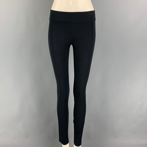 HELMUT LANG Size S Black Viscose Leggings