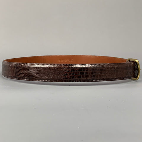 POLO by RALPH LAUREN Size 36 Brown Lizard Belt