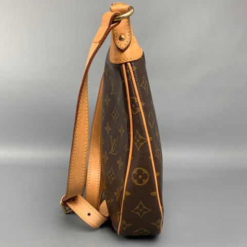 LOUIS VUITTON Odeon PM Brown & Beige Logo Coated Canvas Cross Body Handbag
