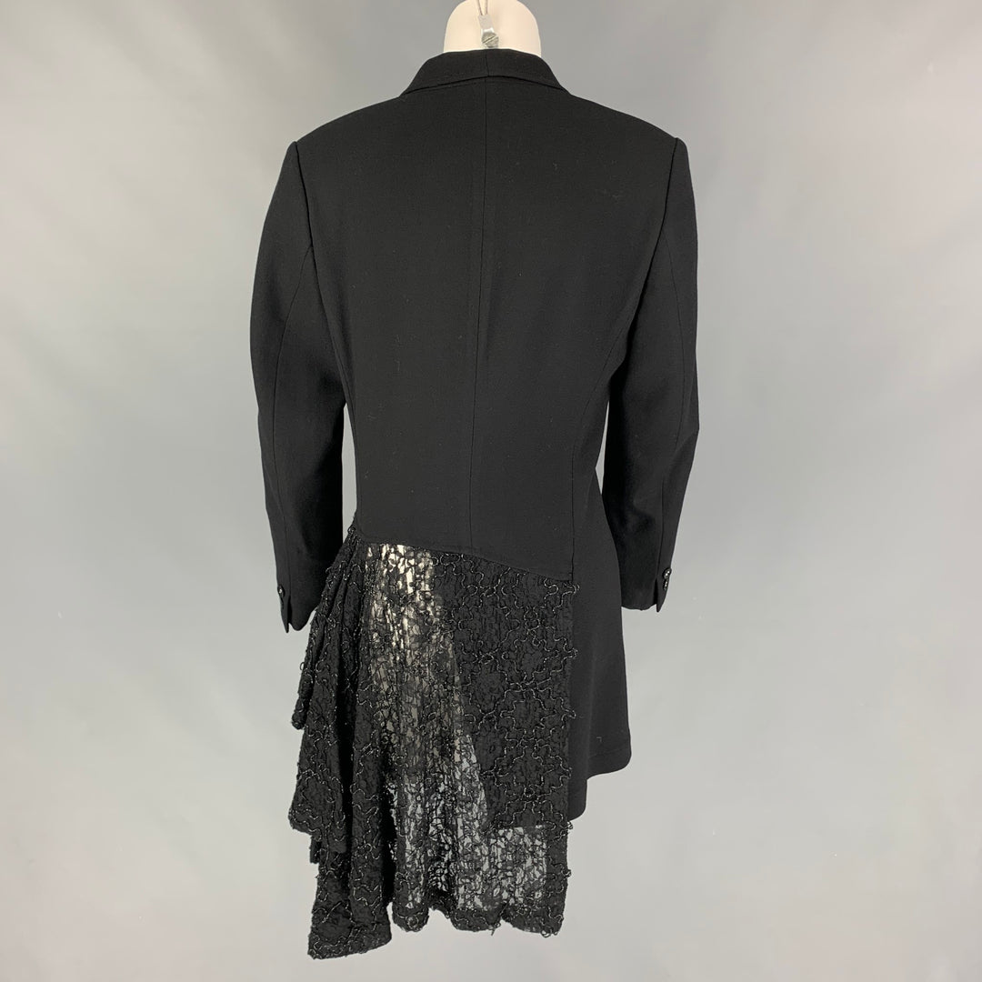 REI KAWAKUBO Size M Black Wool Mixed Fabrics Jacket