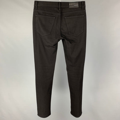 BLK DNM Size 31 Black Cotton Slim Zip Fly Jeans