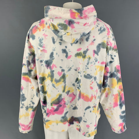 PROFOUND Size XL Multi-Color Tie Dye Cotton Hoodie Sweatshirt