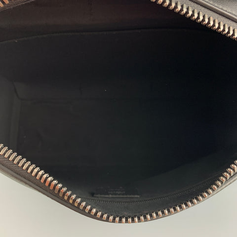 FENDI Black Leather 7VA400 Tote Briefcase Bag