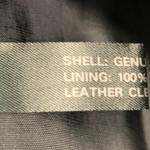 NORTH BEACH LEATHER Size 6 Black Leather Single Breasted Jacket