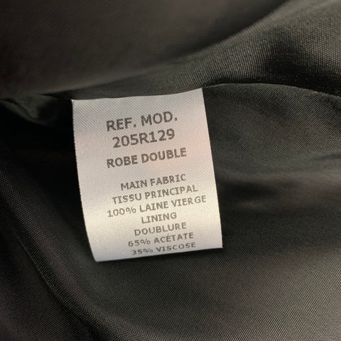 VINTAGE Size 6 Black Acetate / Viscose Mid-Calf Sleeveless Dress